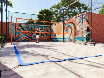 Quadra de Beach Tennis