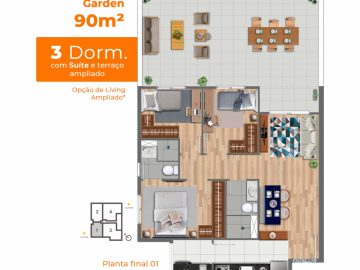 Planta Tipo 90m