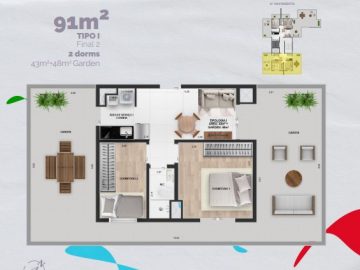 91m Garden