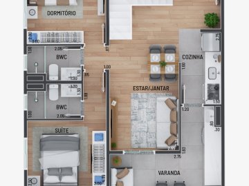 Planta Cobertura Andar Inferior