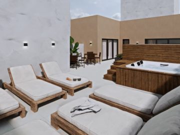 Solarium com Jacuzzi