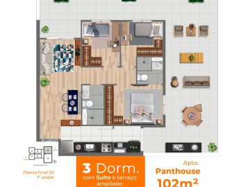 Planta Tipo 102m