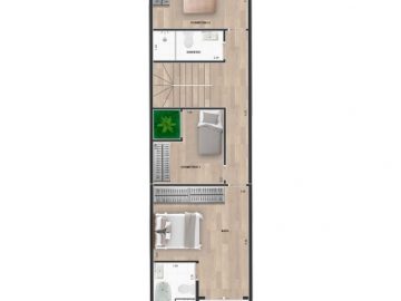 Sobrado 2 | 138m | Pavimento 1